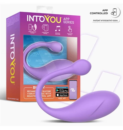 Intoyou Bulby - Wibrujące jajeczko sterowane aplikacją, Fioletowe