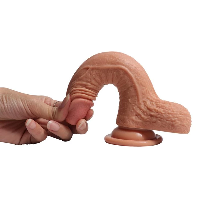 Shequ Doble Denisdas Castiel 19 cm - Dildo klasyczne z przyssawką
