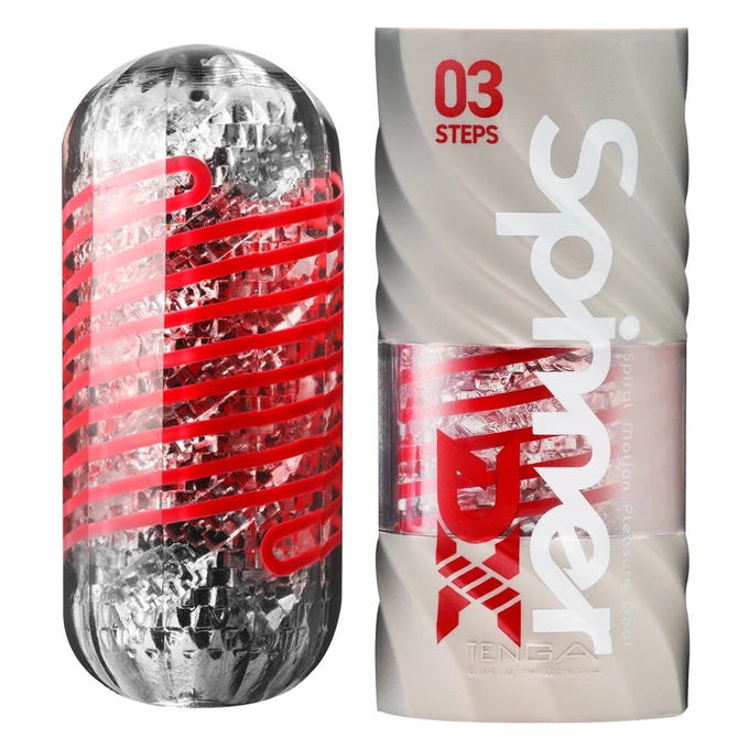 Tenga Spinner DX 03 Steps - Masturbator klasyczny z efektem skręcania