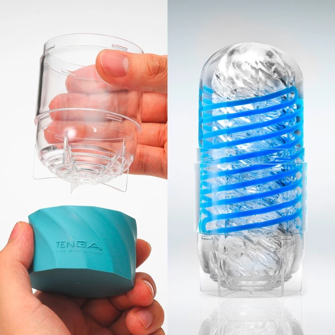 Tenga Spinner DX 01 Drops - Masturbator klasyczny z efektem skręcania