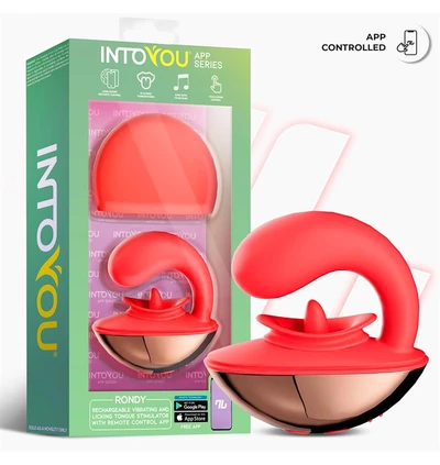 Intoyou Rondy - Wibrator podwójny z symulacją seksu oralnego, sterowany aplikacją