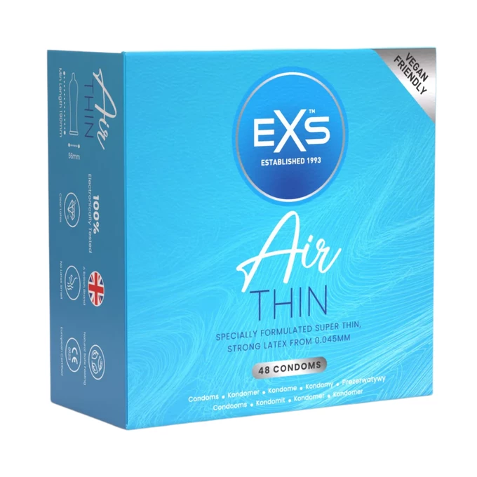 EXS Air thin - Prezerwatywy cienkie, 48 szt