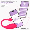 Intoyou Bulby - Wibrujące jajeczko sterowane aplikacją, różowe