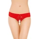 Softline 2400 - Stringi z otwartym krokiem, czerwone