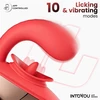 Intoyou Rondy - Wibrator podwójny z symulacją seksu oralnego, sterowany aplikacją