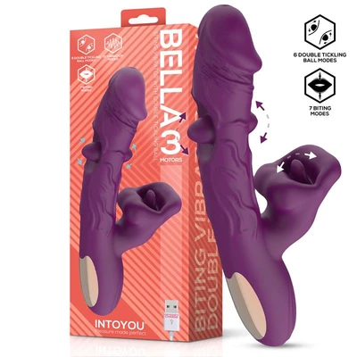 Intoyou Bella Vibe - Wibrator króliczek z symulacją oralną