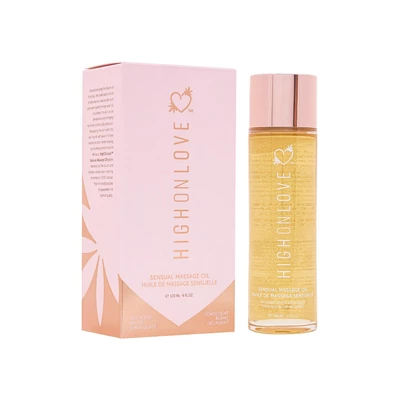 High on love Massage Oil  120Ml - Olejek do masażu, Biała czekolada