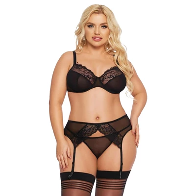Softline Marela - Komplet bielizny, czarny