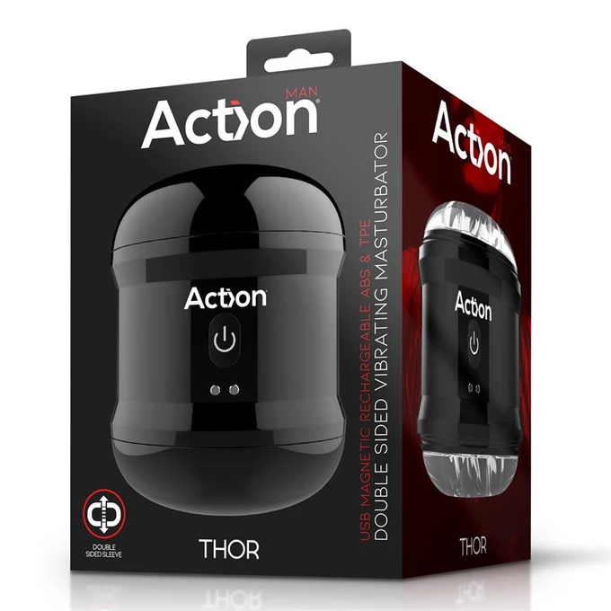 Action Thor Double Sided - Masturbator wibrujący