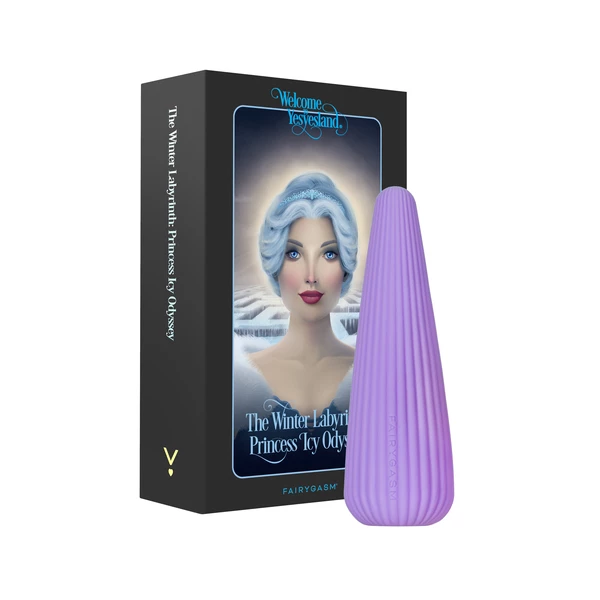 Fairygasm IcyCone - Wibrator w klasyczny, fioletowy