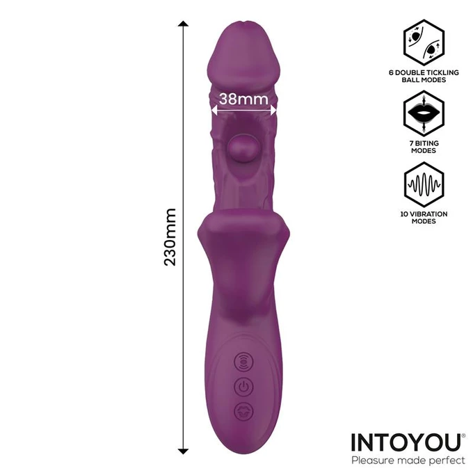 Intoyou Bella Vibe - Wibrator króliczek z symulacją oralną