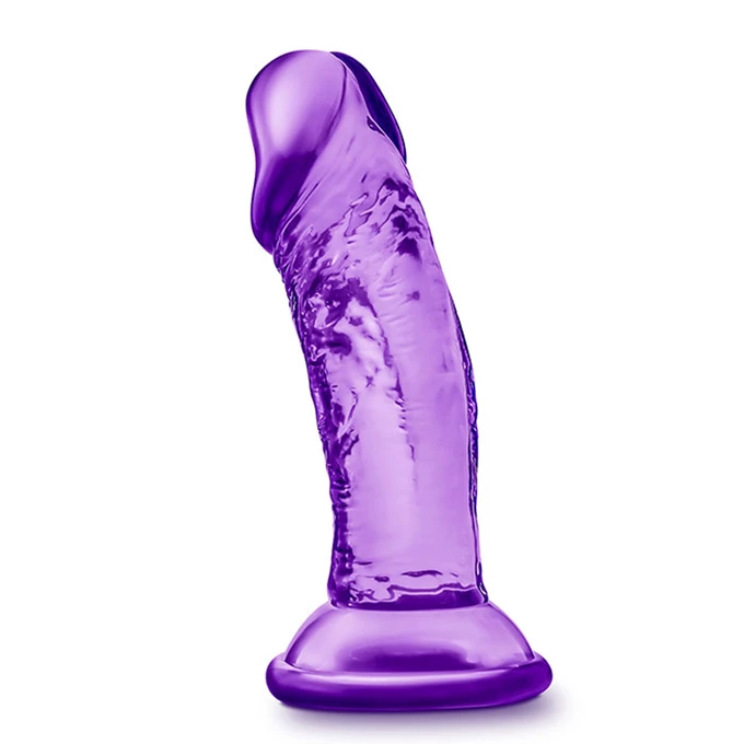 B yours Sweet N Small 4 inch - Dildo klasyczne, fioletowe