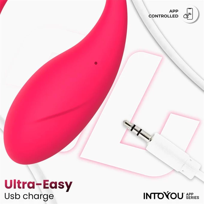 Intoyou Bulby - Wibrujące jajeczko sterowane aplikacją, różowe