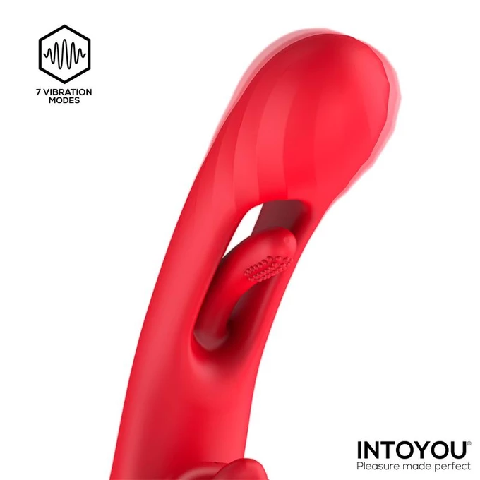 Intoyou Grant - Wibrator króliczek z funkcją rotacji i symulacją seksu oralnego