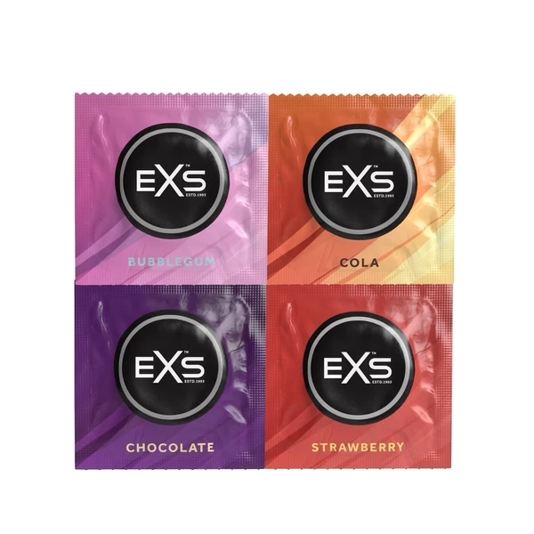 EXS Mix Flavoured - prezerwatywy, 48 szt
