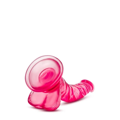 B Yours Sweet N hard 7 - Dildo klasyczne z przyssawką, różowe