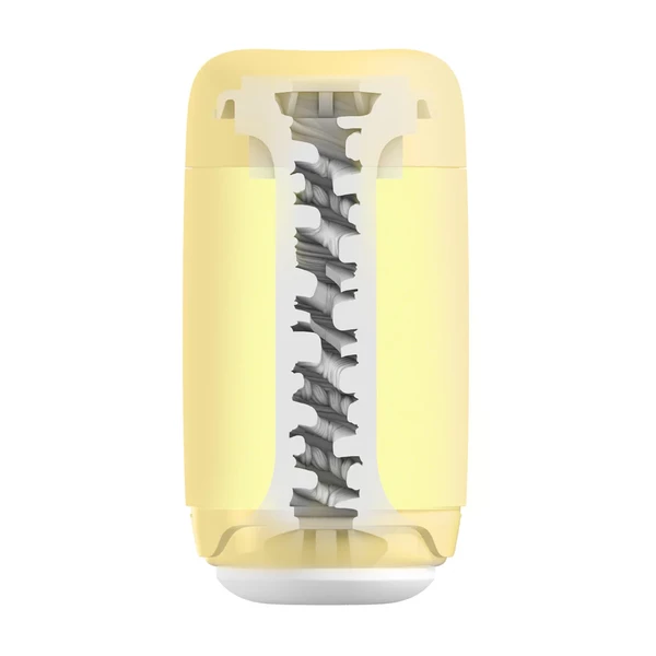 Tenga Puffy Custard Yellow - Masturbator Klasyczny z miękką teksturą