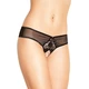 Softline 2400 - Stringi z otwartym krokiem, czerwone