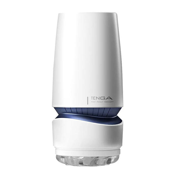 Tenga Aero Cobalt Ring - Masturbator klasyczny z efektem ssania i spiralną strukturą