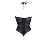 Beauty Night Gisele Tedy - Body z wiązaniem i otwartym krokiem