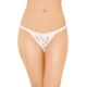 Softline 2250 - Stringi z otwartym krokiem, białe