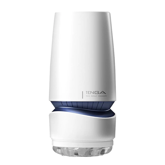 Tenga Aero Cobalt Ring - Masturbator klasyczny z efektem ssania i spiralną strukturą