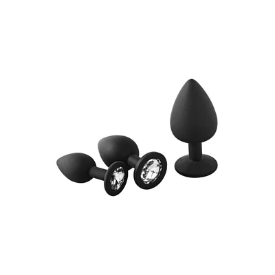 Dream toys Anal training kit - Zestaw korków analnych z diamentem