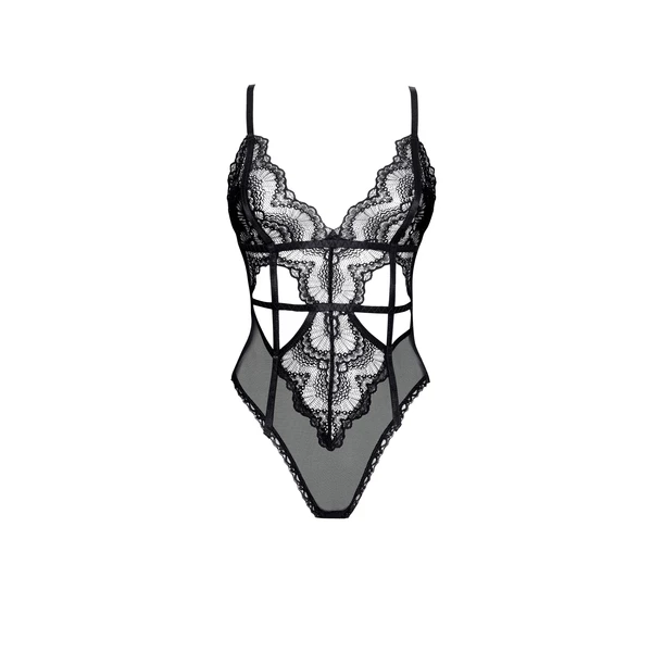 Beauty Night Peyton - Koronkowe body, czarne