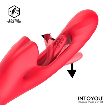 Intoyou Grant - Wibrator króliczek z funkcją rotacji i symulacją seksu oralnego