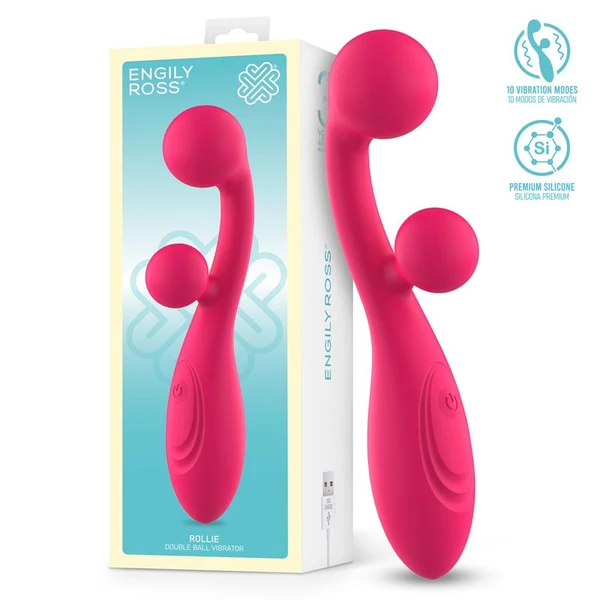 Engily Ross Rollie Vibe - Wibrator króliczek z wibrującymi kulkami 