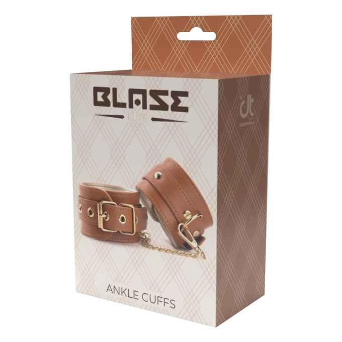 Blaze Elite Ankle Cuffs - Kajdanki do kostek ze skóry wegańskiej