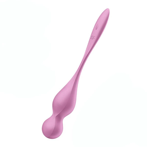 Satisfyer Love Birds 1 - Wibrujące kulki gejszy, sterowane aplikacją, różowe