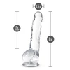 Blush 8 Inch Crystalline - Dildo Klasyczne