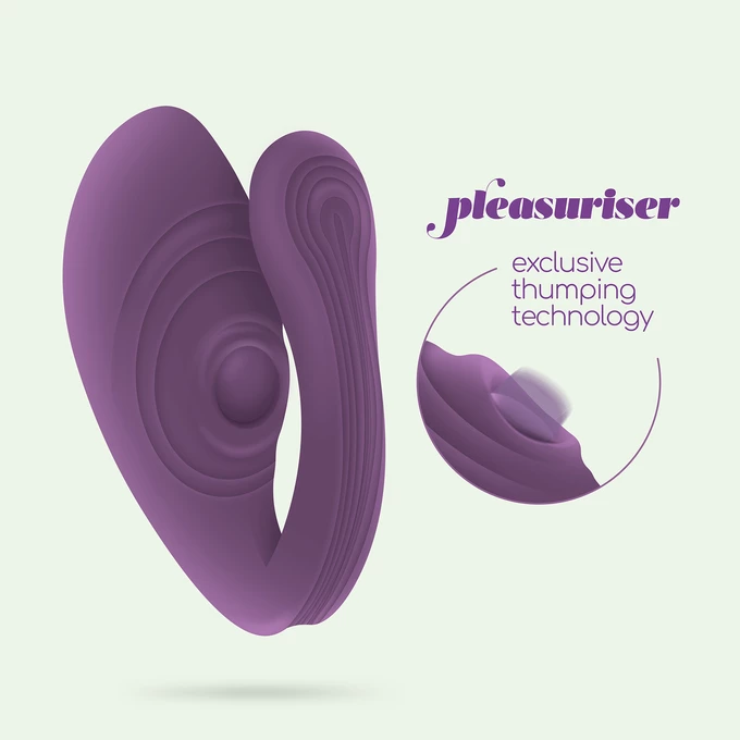 Crushious Pleasuriser - Wibrujące jajeczko sterowane pilotem, z lubrykantem gratis