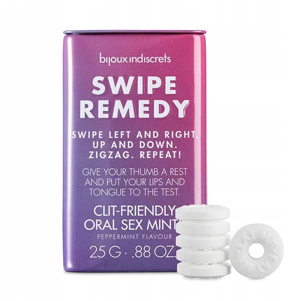 Bijoux Indiscrets Swipe Remedy - Miętówki do seksu oralnego