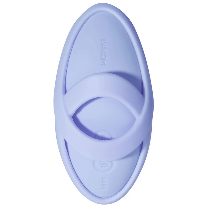 Svakom Echo 2 - Miniwibrator na palec z odpinanym etui i funkcją podgrzewania, Fioletowy