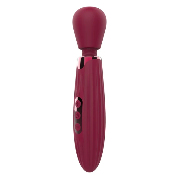 Dream toys Glam Wand - Wibrator typu Wand, Bordowy