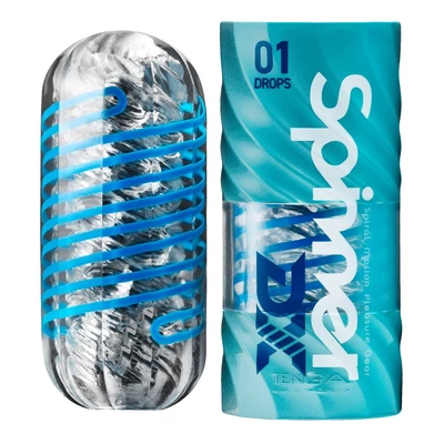 Tenga Spinner DX 01 Drops - Masturbator klasyczny z efektem skręcania