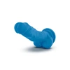 Blush 7,5 Inch Dual Destiny - Dildo klasyczne z przyssawką, niebieskie