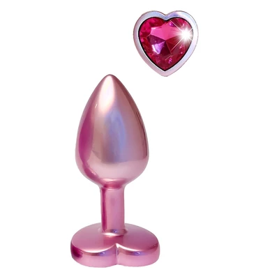 Dream Toys Gleaming Love Pearl - Korek analny z serduszkiem, Złoty, S