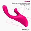 Intoyou Derek Vibe - Wibrator multifunkcyjny z 4 ramionami, Sterowany aplikacją