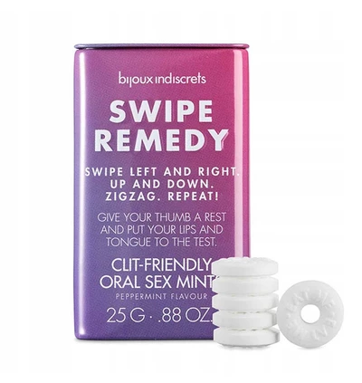Bijoux Indiscrets Swipe Remedy - Miętówki do seksu oralnego