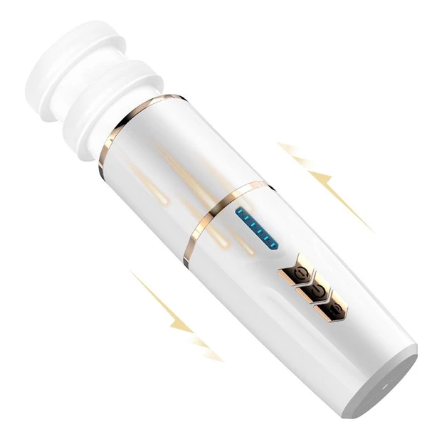 Shequ Kimi Telescoping And Rotation - Masturbator z funkcją pulsacji i rotacji