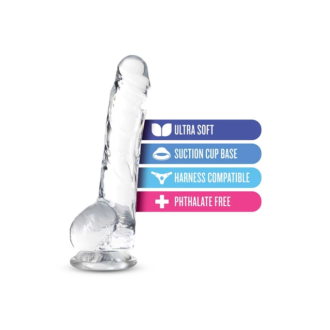 Blush 8 Inch Crystalline - Dildo Klasyczne