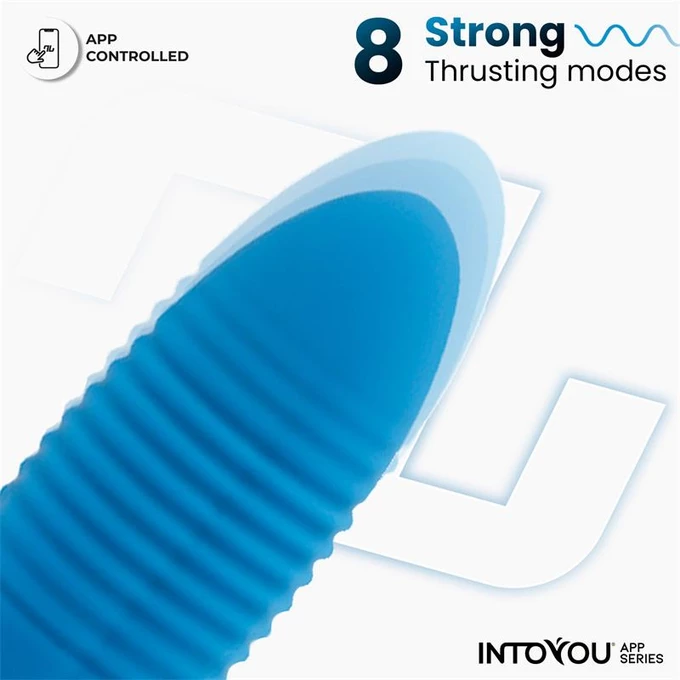 Intoyou Egg with Thrusting - Wibrujące jajeczko z funkcją pulsacji, Sterowane aplikacją