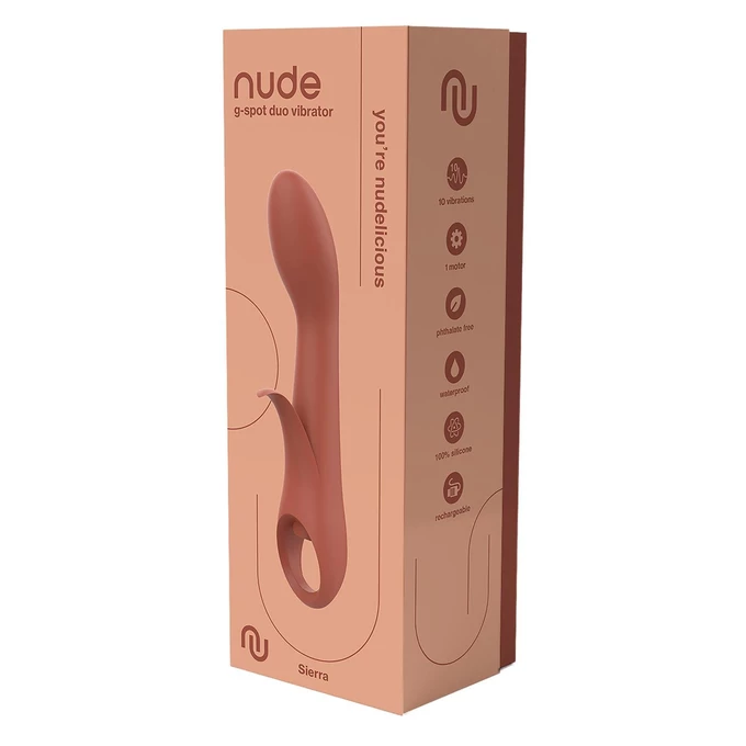 Dream Toys Nude Sierra G spot Duo - Wibrator króliczek