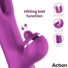 Action Nico Vibe - Wibrator podwójnym trzonem i masażerem łechtaczki