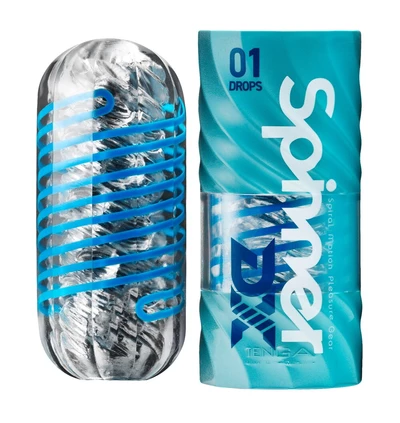 Tenga Spinner DX 01 Drops - Masturbator klasyczny z efektem skręcania