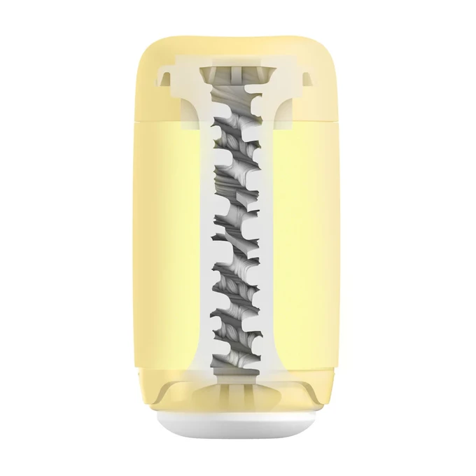 Tenga Puffy Custard Yellow - Masturbator Klasyczny z miękką teksturą