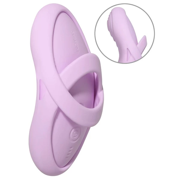 Svakom Echo 2 - Miniwibrator na palec z odpinanym etui i funkcją podgrzewania, Różowy